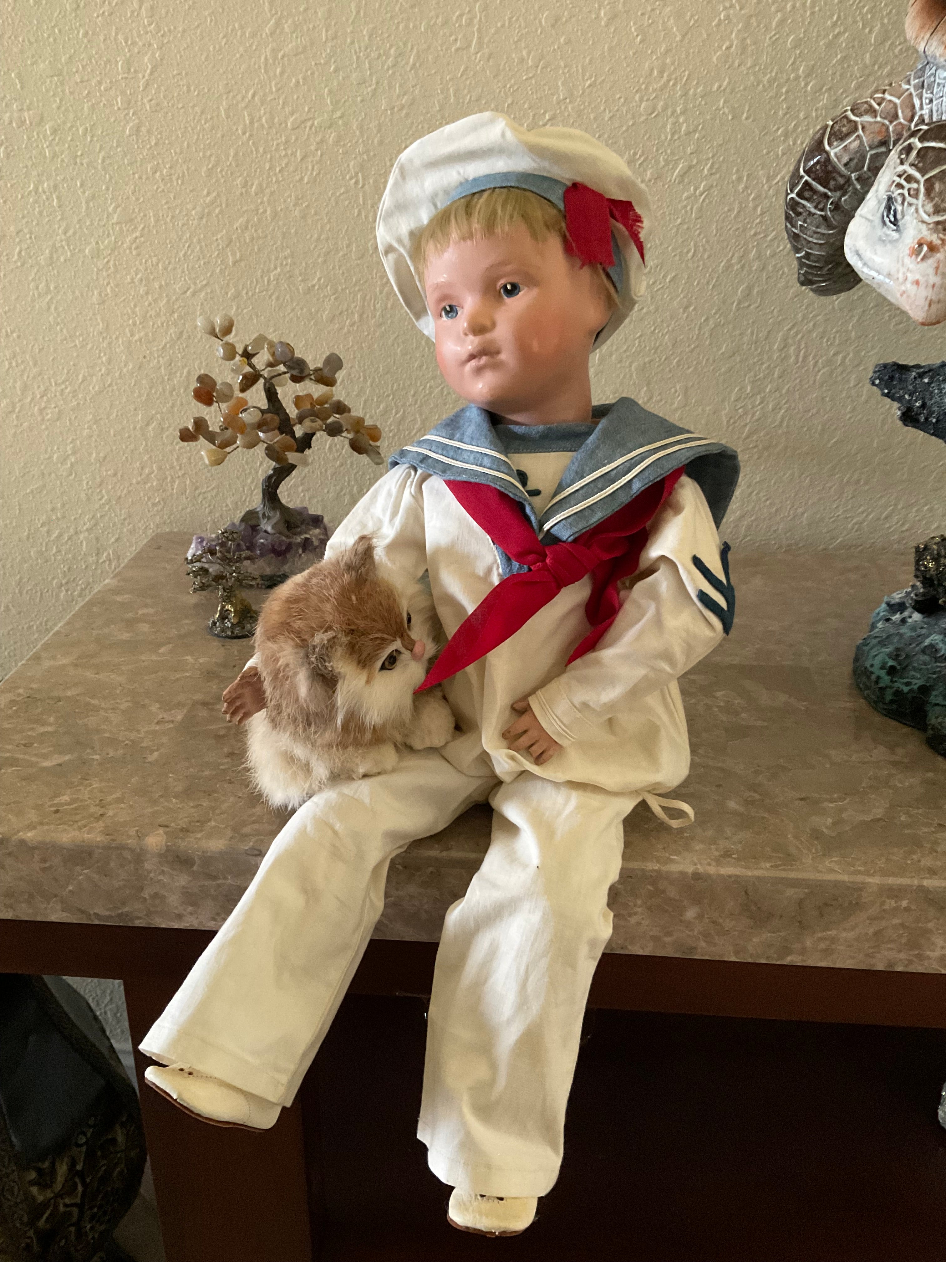 19/405  Schoenhut Sailor Boy Doll