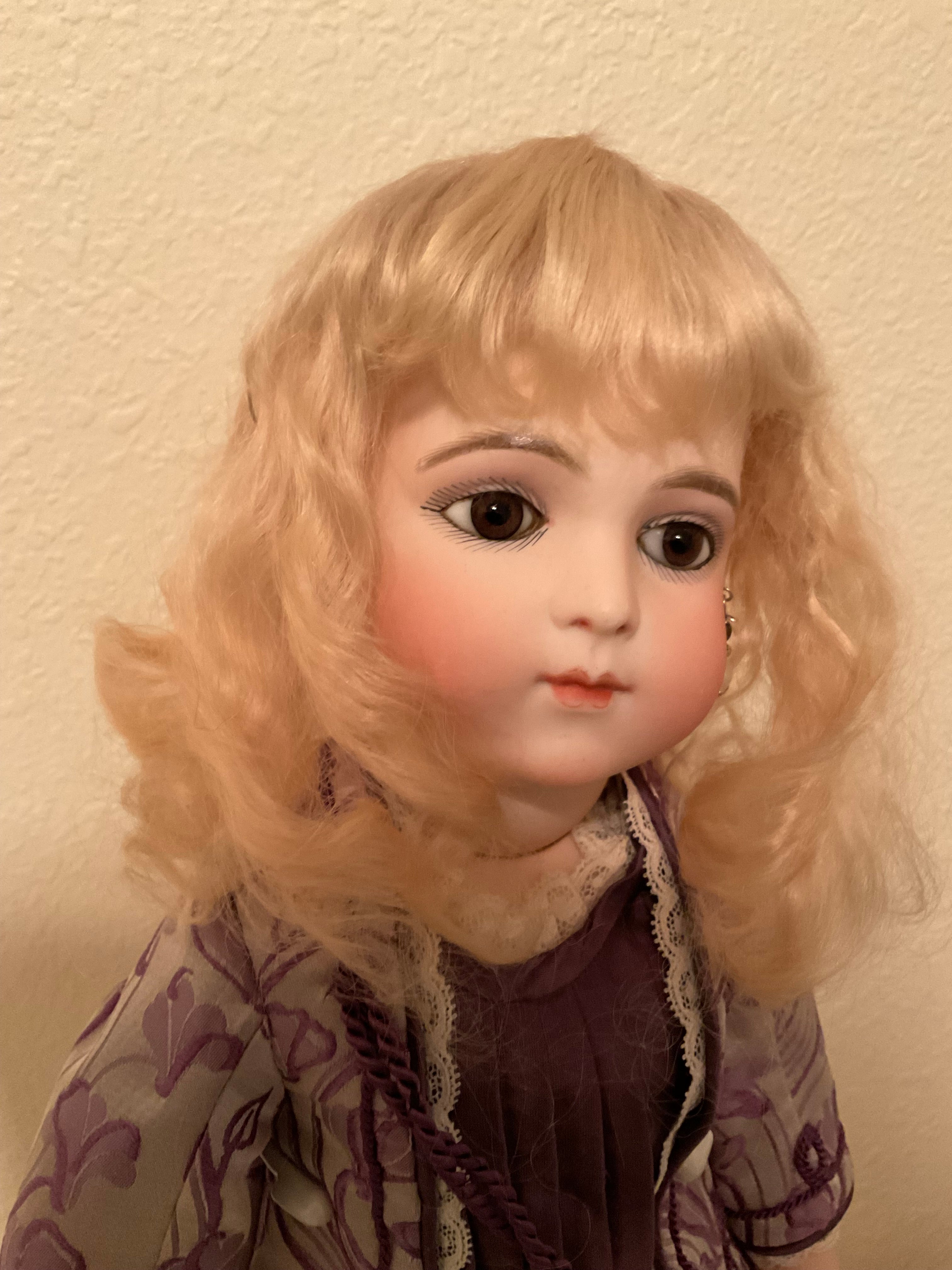 Antique French Bru Jne 7 Bisque Doll