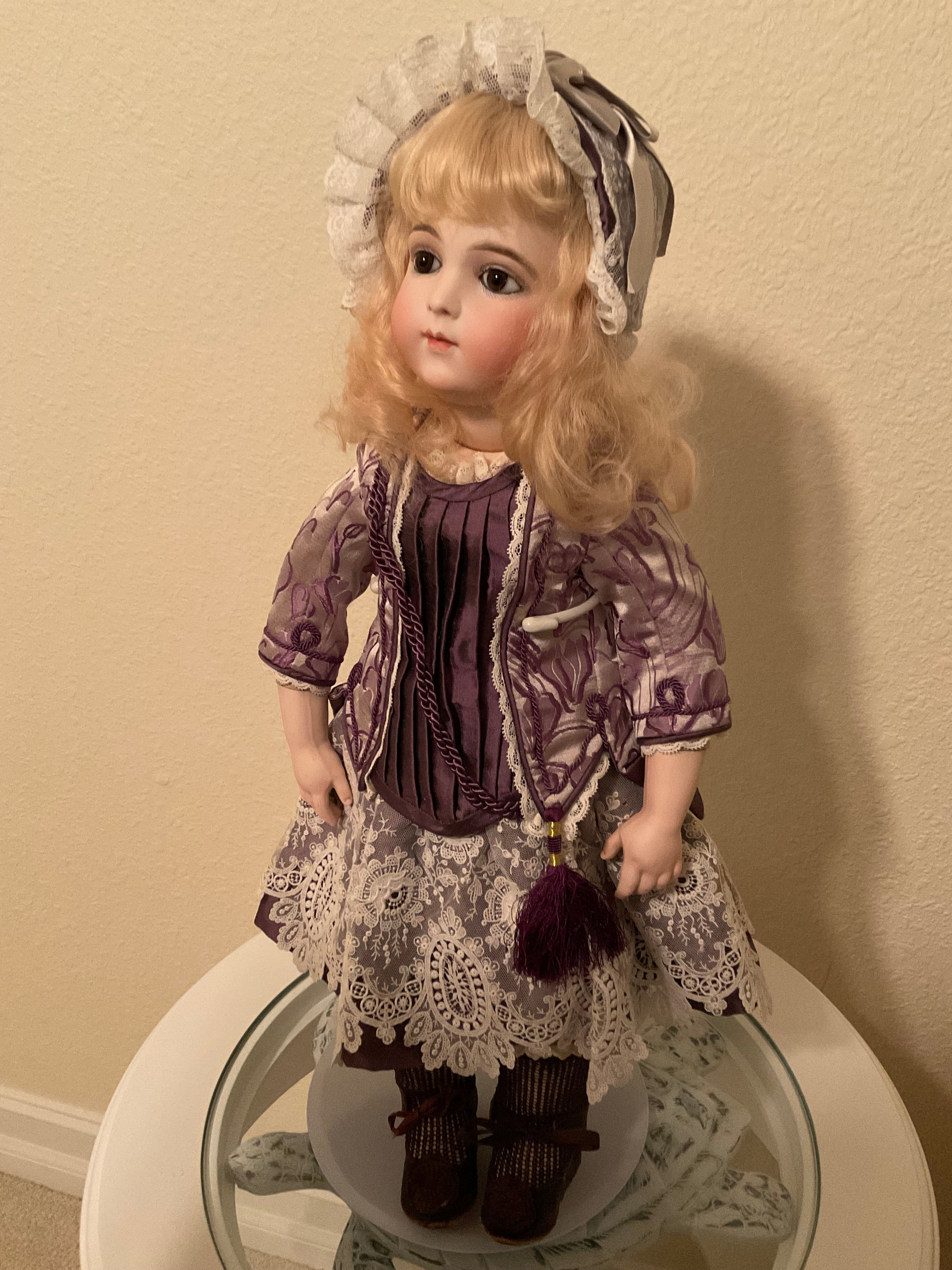 Antique French Bru Jne 7 Bisque Doll