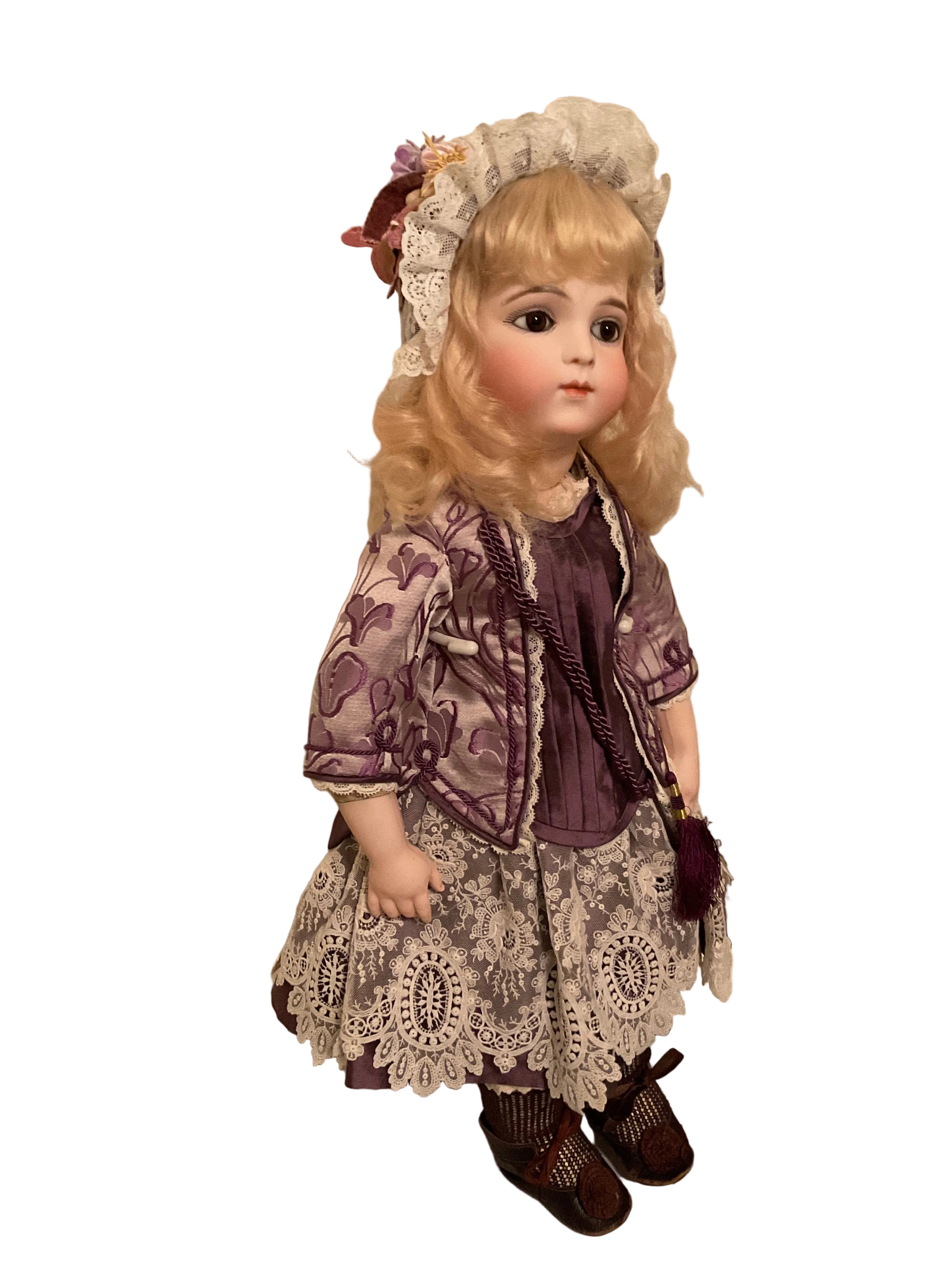 Antique French Bru Jne 7 Bisque Doll
