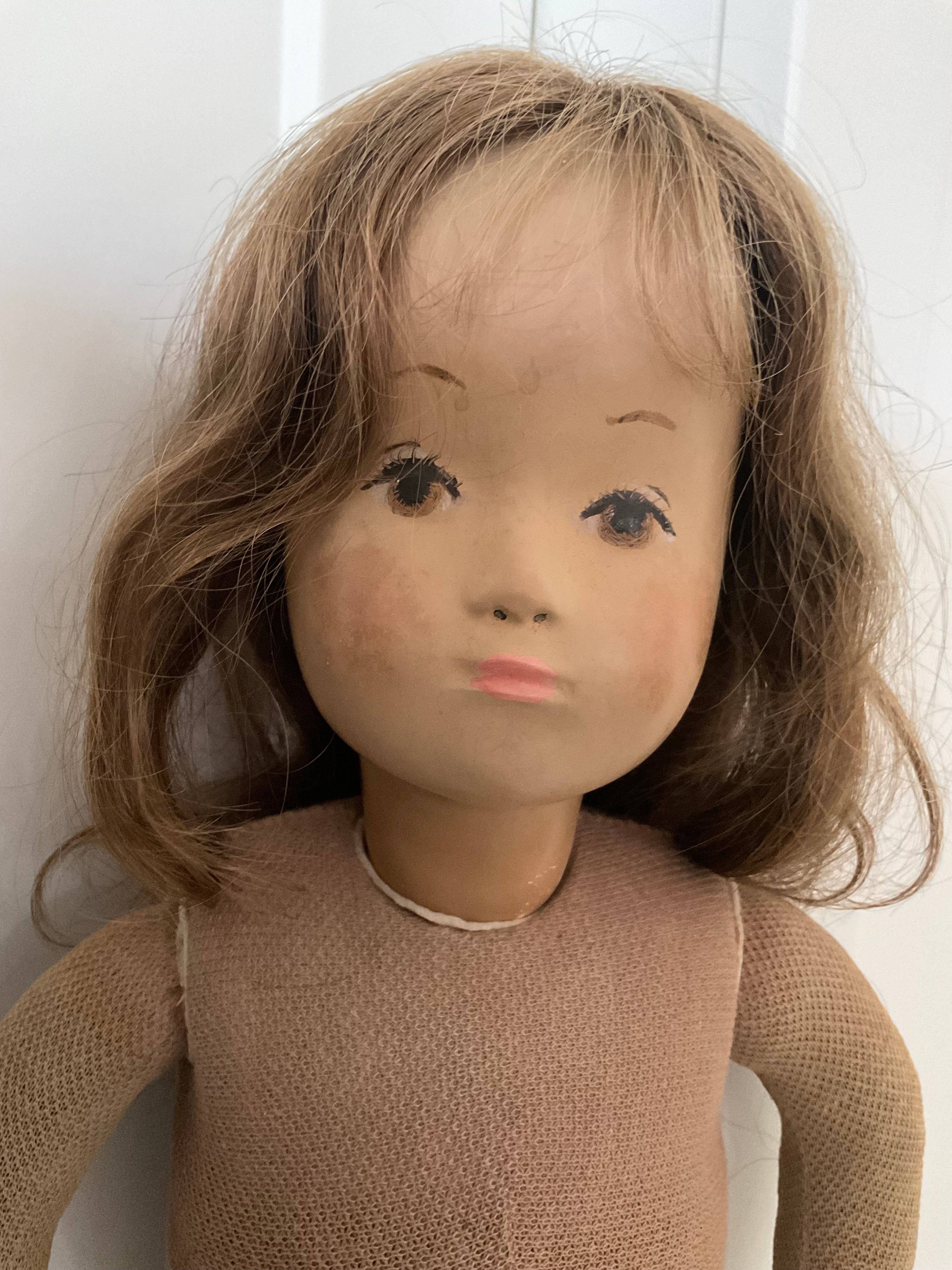 19” Sasha Morganthaler Gypsum Head Studio Doll