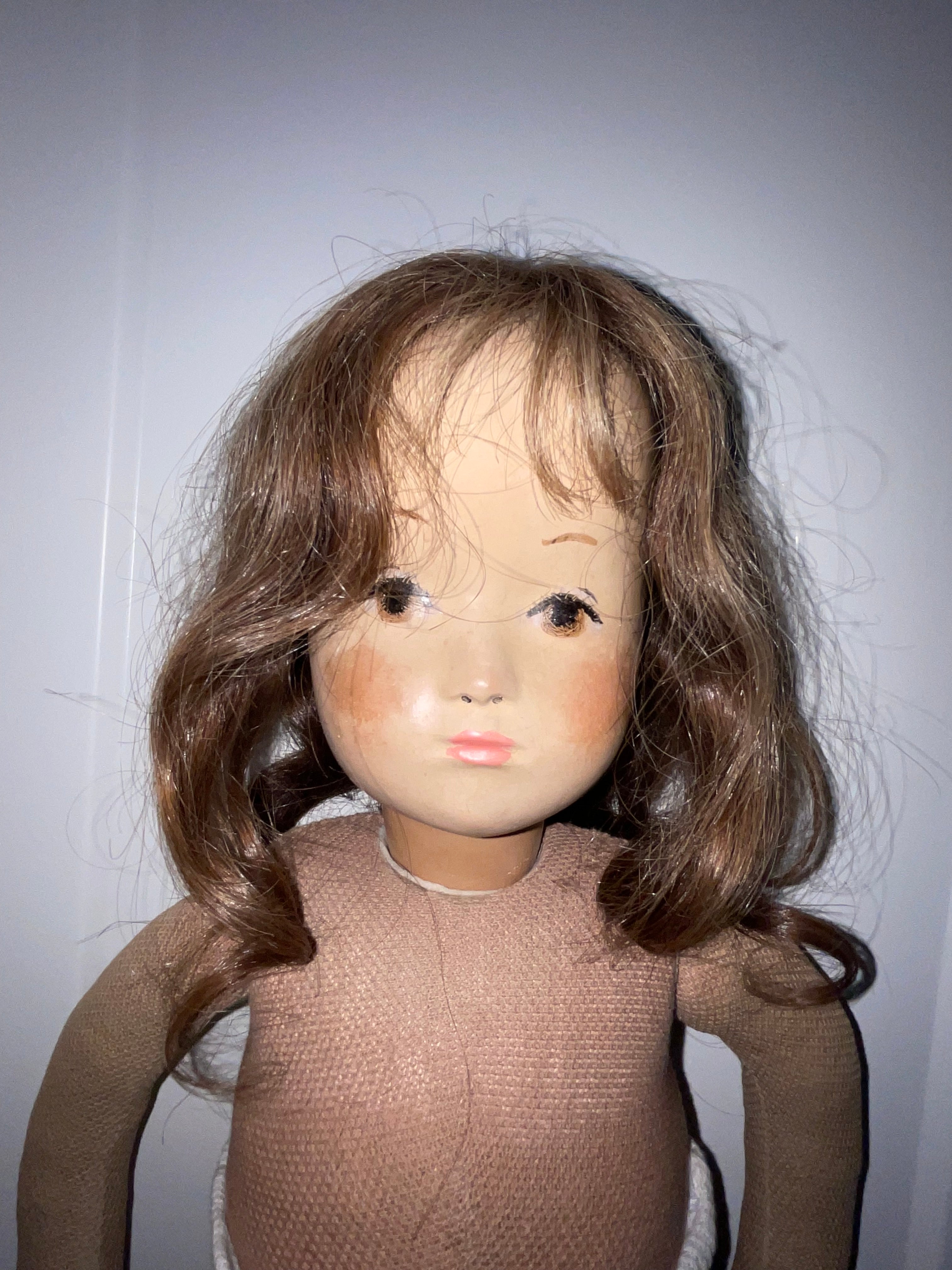 19” Sasha Morganthaler Gypsum Head Studio Doll