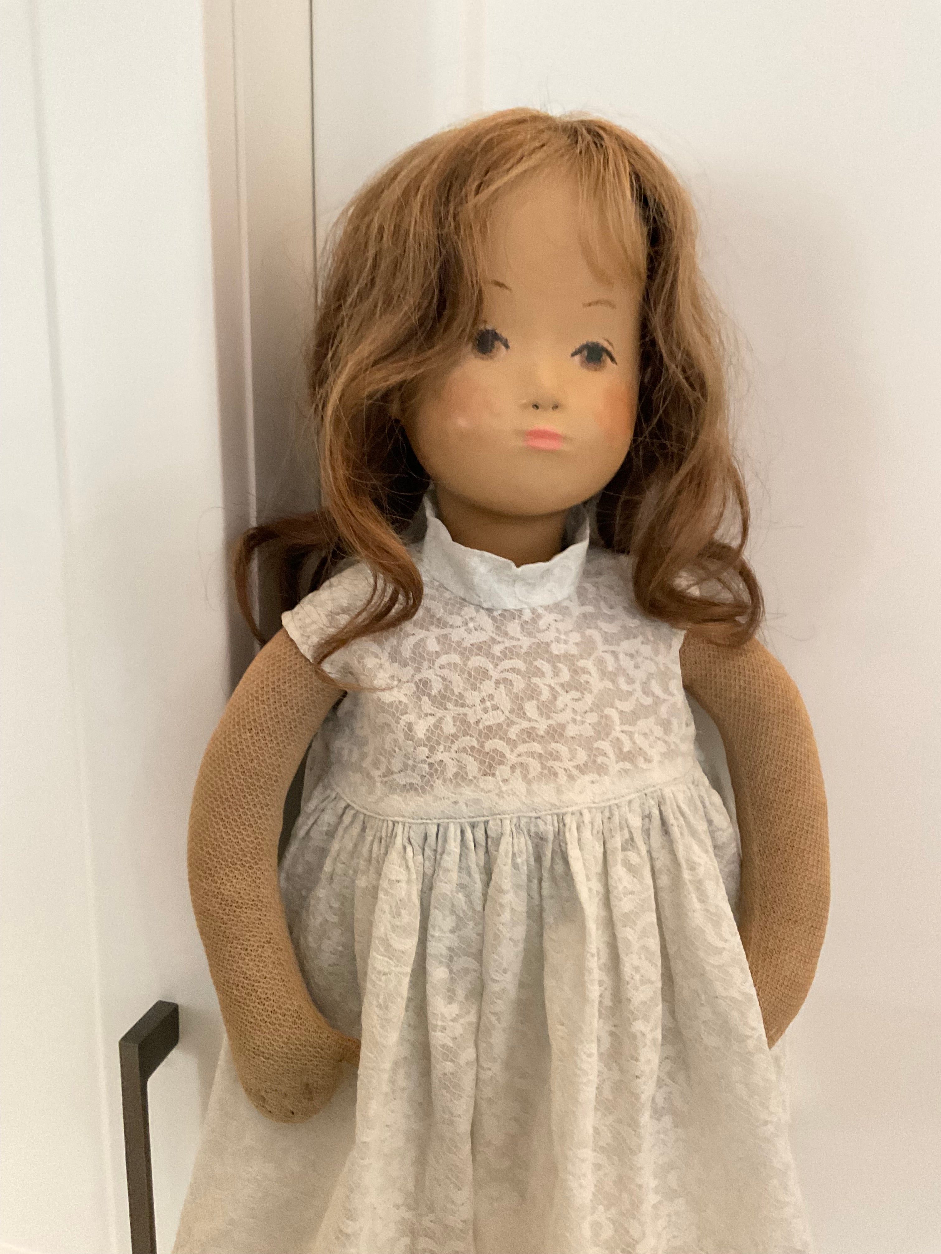 19” Sasha Morganthaler Gypsum Head Studio Doll