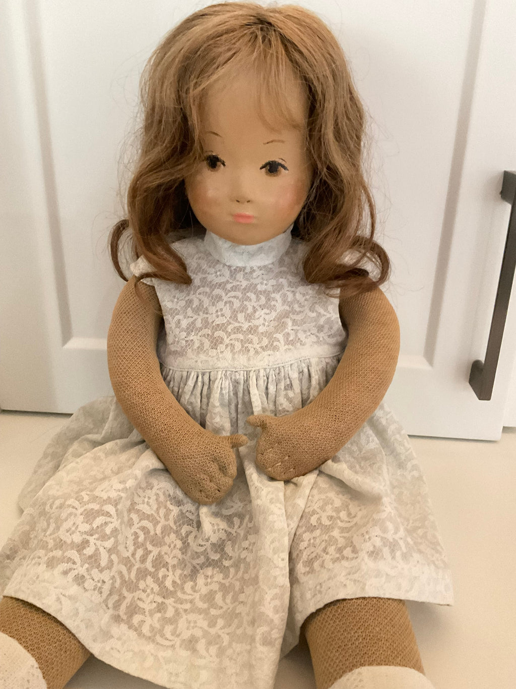 19” Sasha Morganthaler Gypsum Head Studio Doll