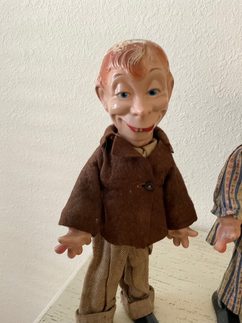 Vintage Fanny Brice and Mortimer Snerd Dolls x 3