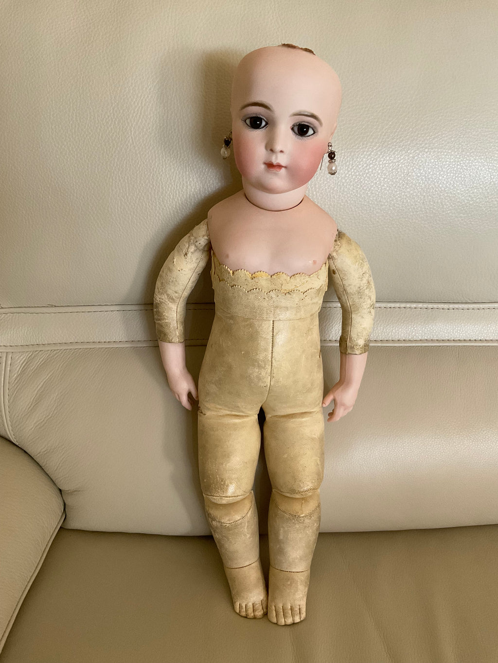 Antique French Bru Jne 7 Bisque Doll