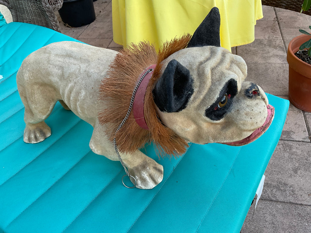 21” Large Paper Mache French Bulldog Growler