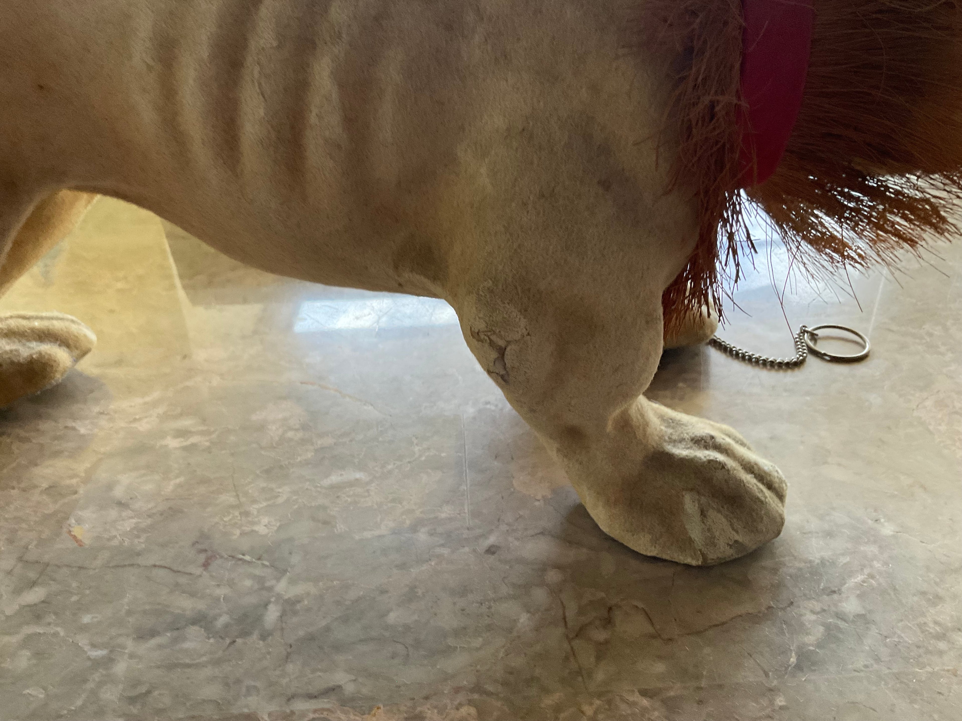 21” Large Paper Mache French Bulldog Growler