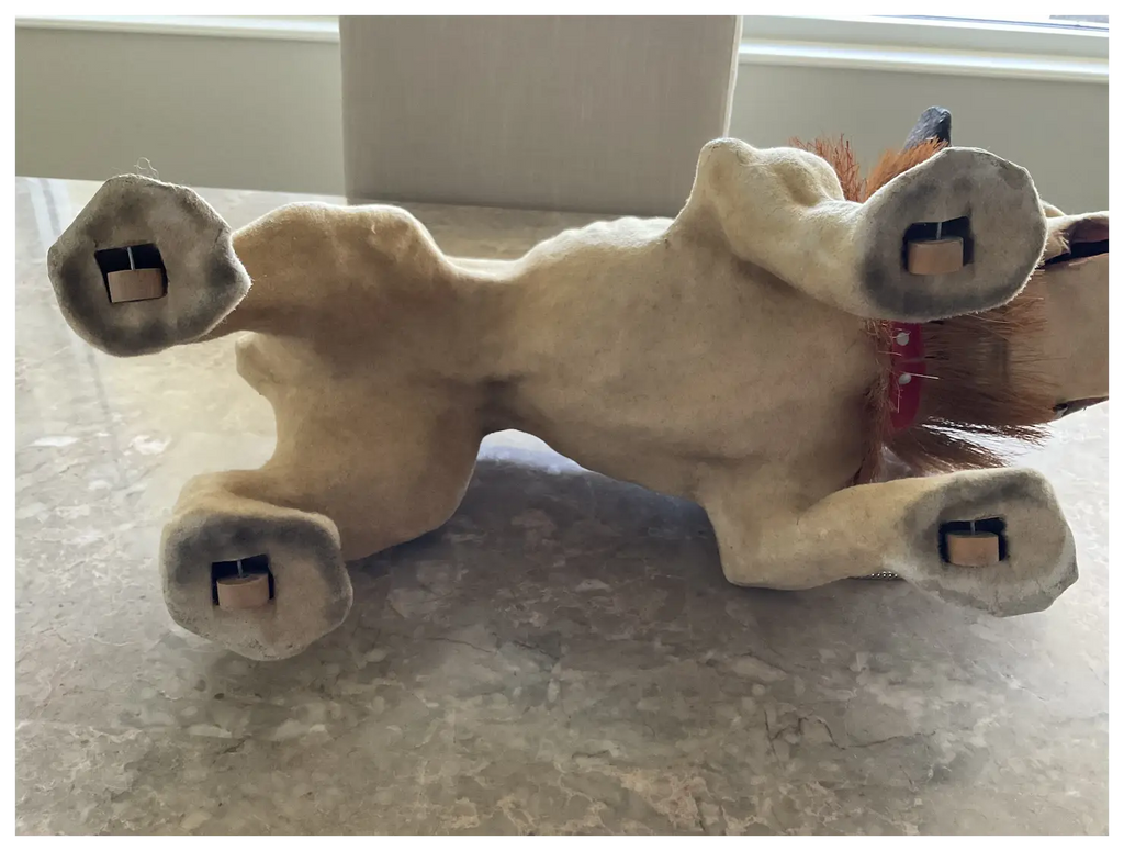 21” Large Paper Mache French Bulldog Growler