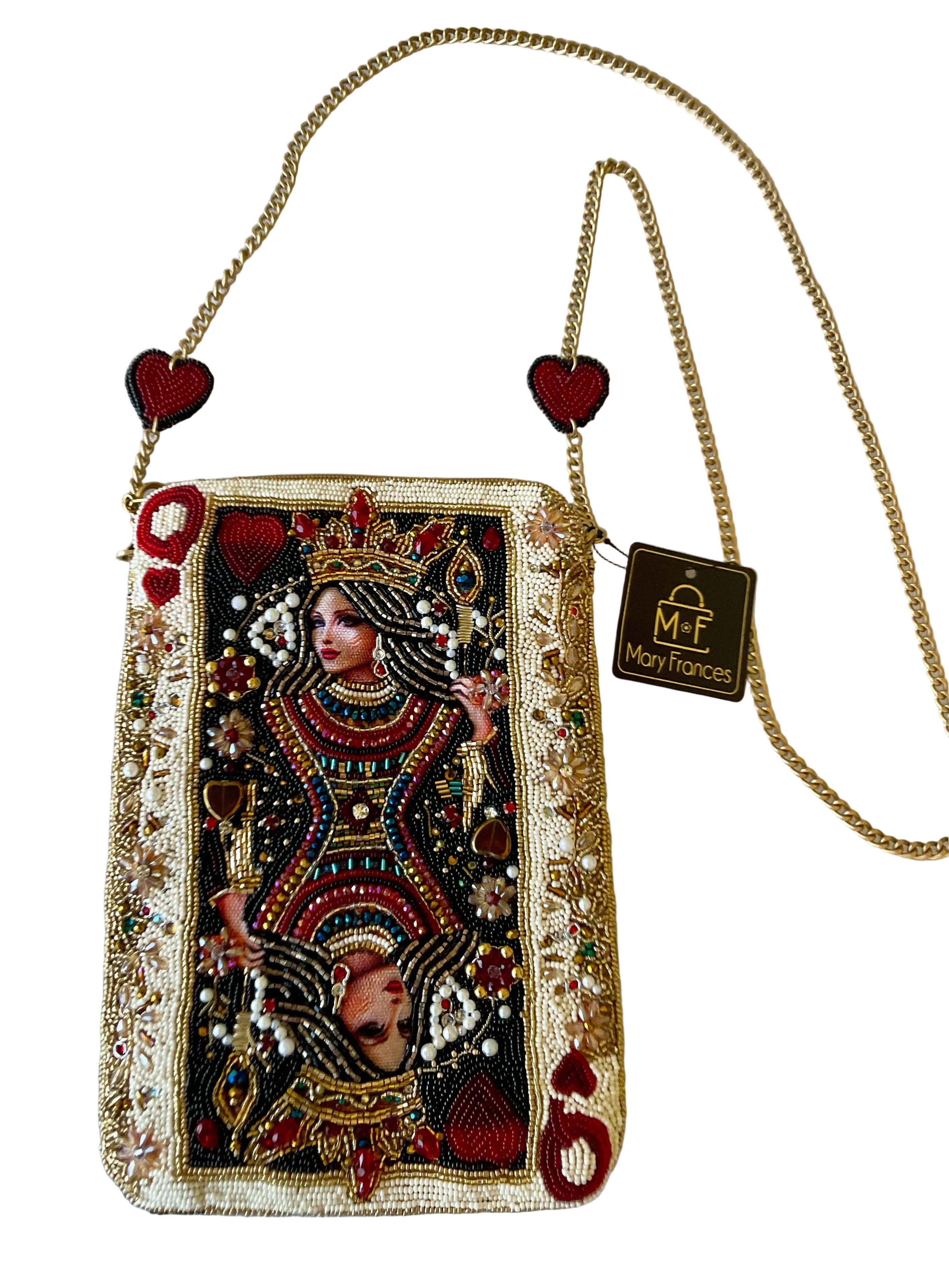 Mary Frances Queen of Hearts\Crossbody Handbag  w/tag