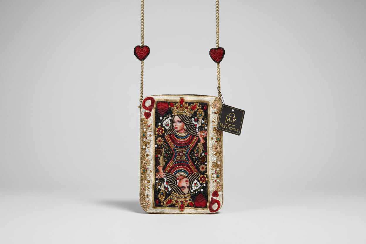 Mary Frances Queen of Hearts\Crossbody Handbag  w/tag
