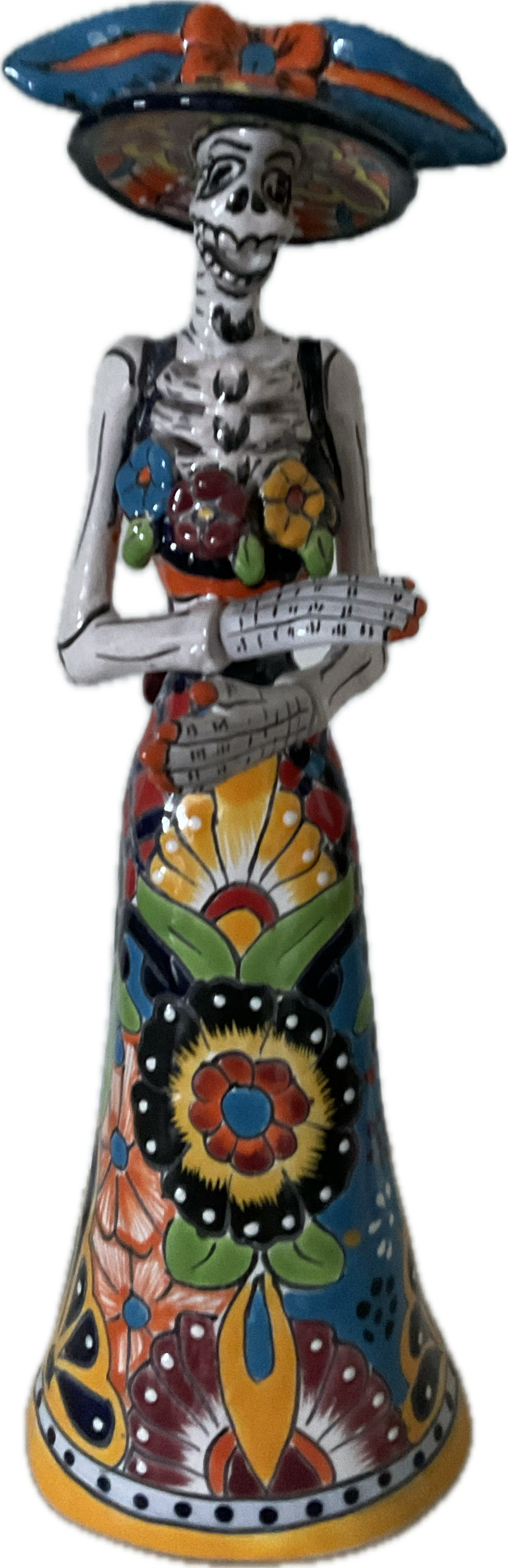 Mexican Talavera “Day of the Dead Cantina 18.5” high