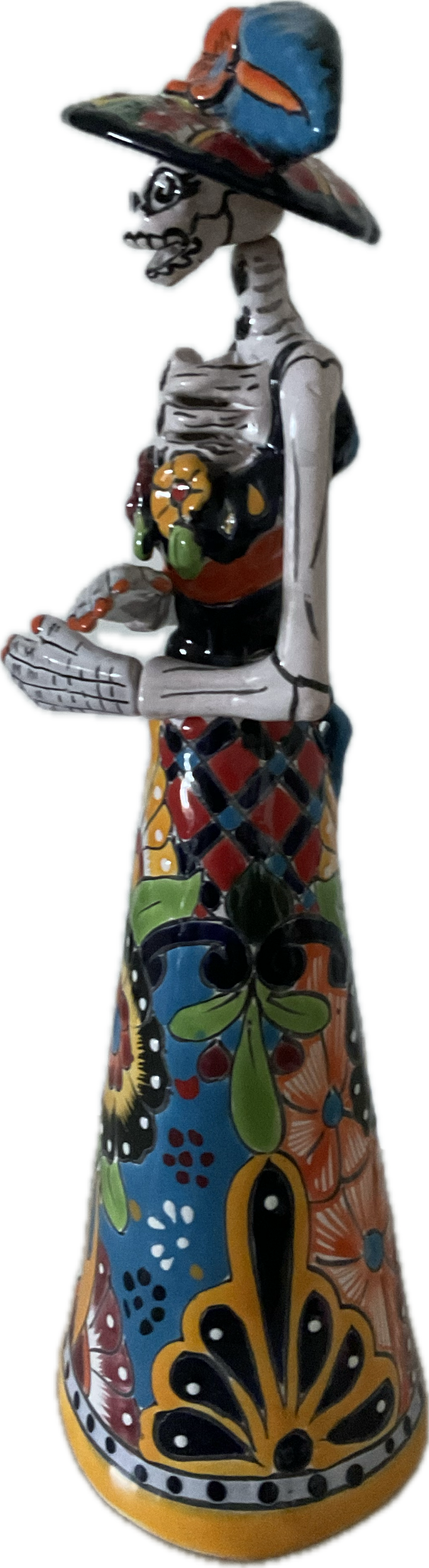 Mexican Talavera “Day of the Dead Cantina 18.5” high