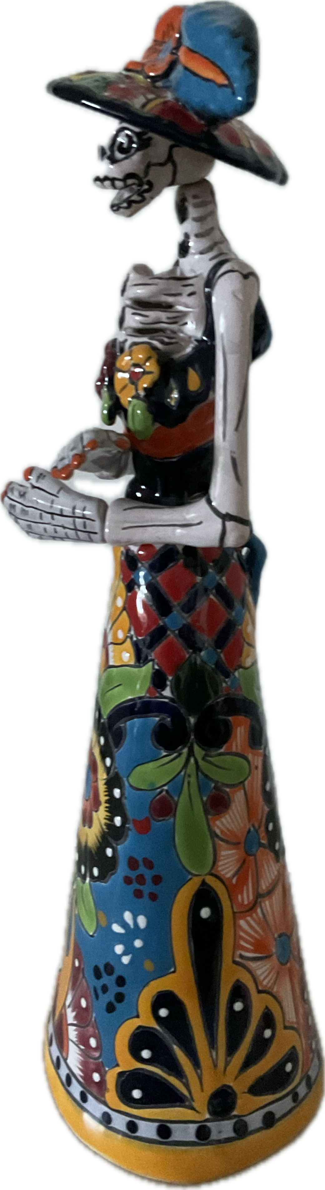 Mexican Talavera “Day of the Dead Cantina 18.5” high