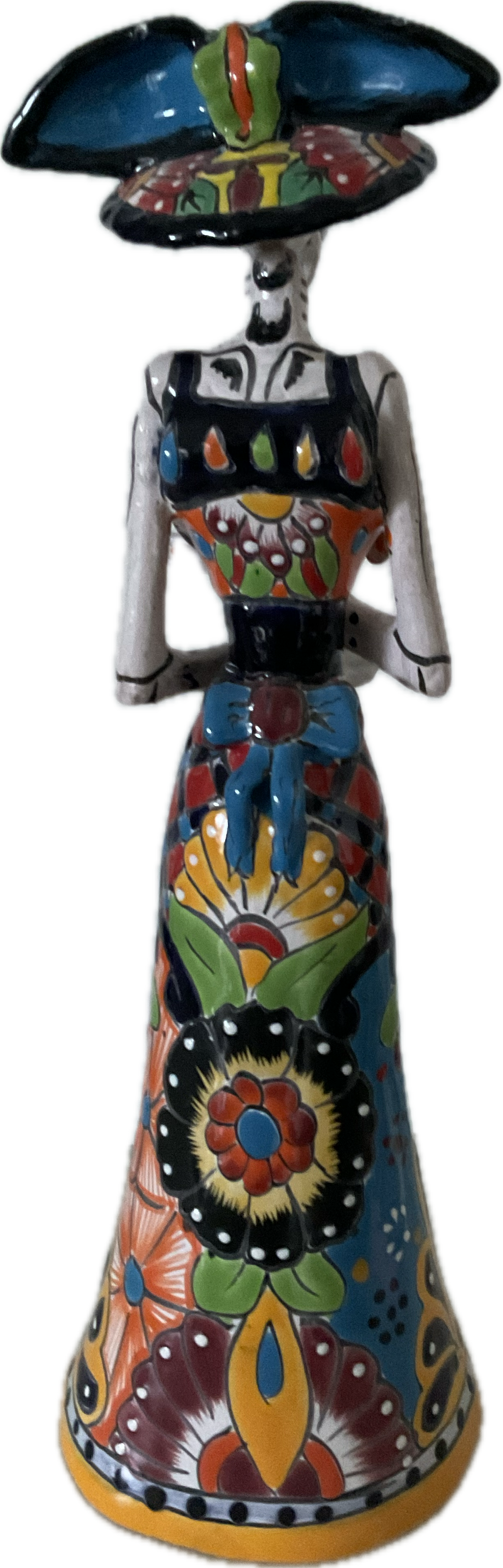 Mexican Talavera “Day of the Dead Cantina 18.5” high