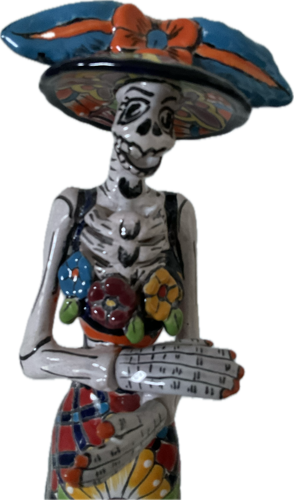 Mexican Talavera “Day of the Dead Cantina 18.5” high