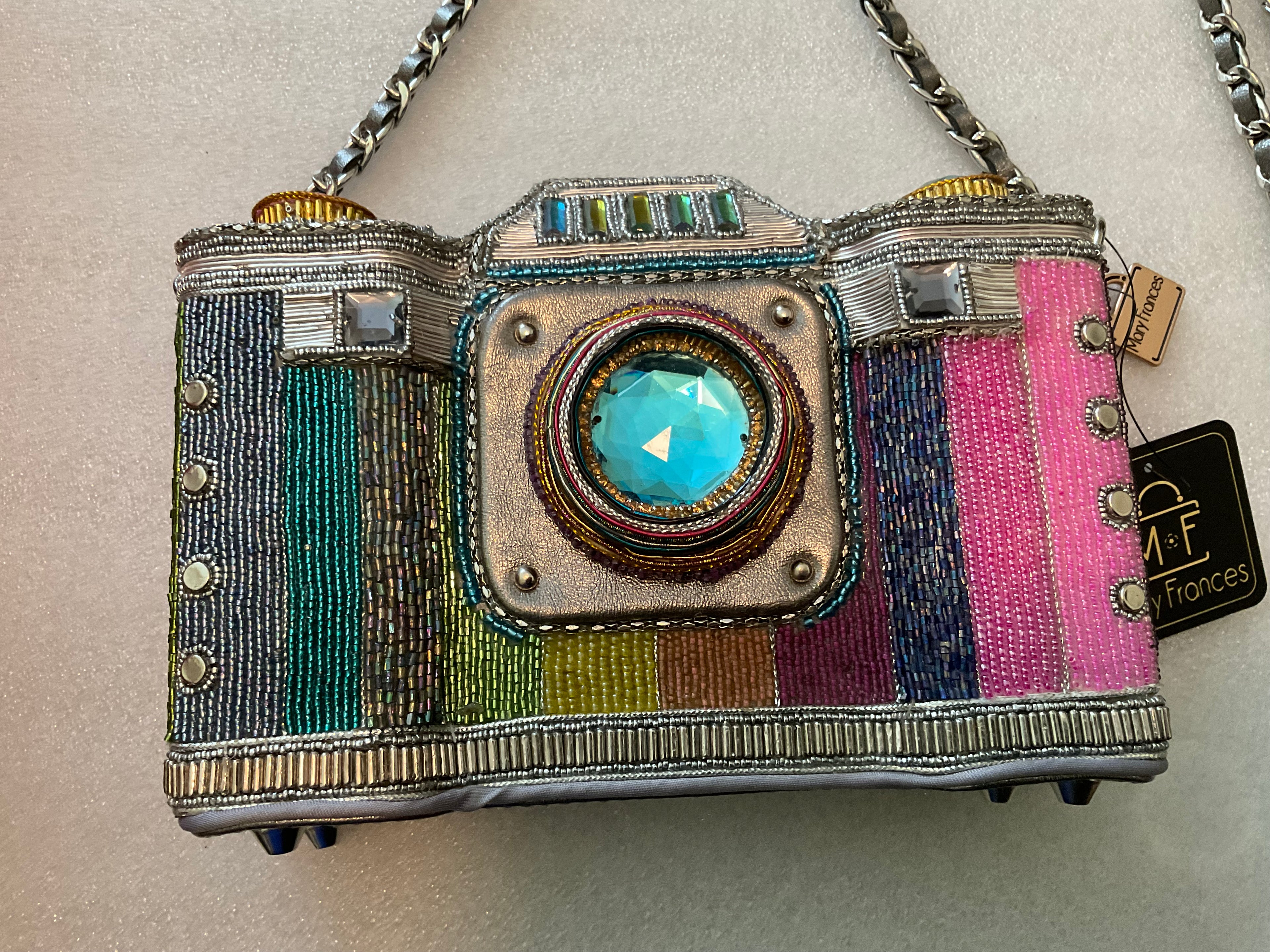 Mary Frances “Life in Color” Camera Handbag