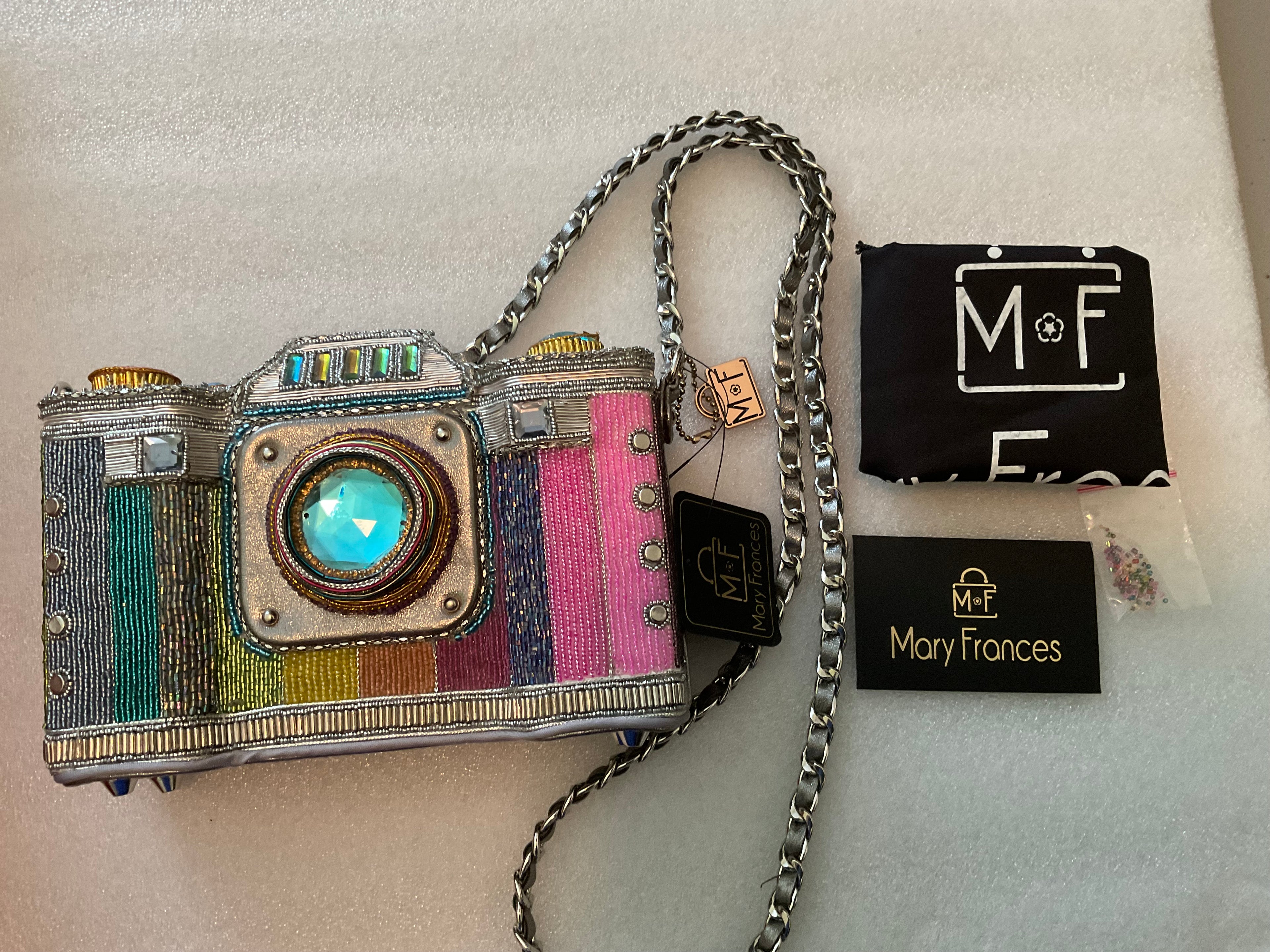 Mary Frances “Life in Color” Camera Handbag