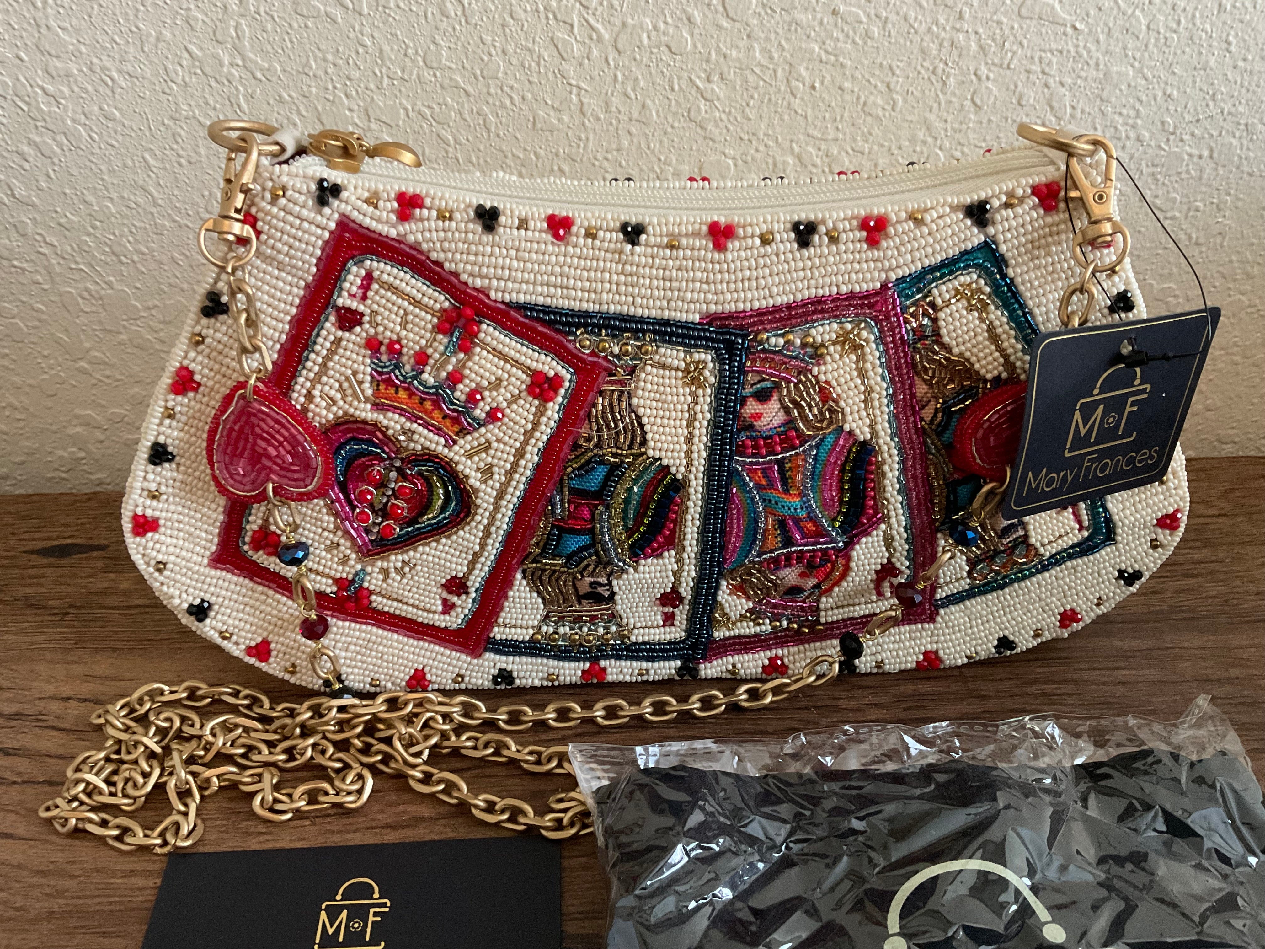 Mary Frances “Shuffle Crossbody” – The Silkie Peacock