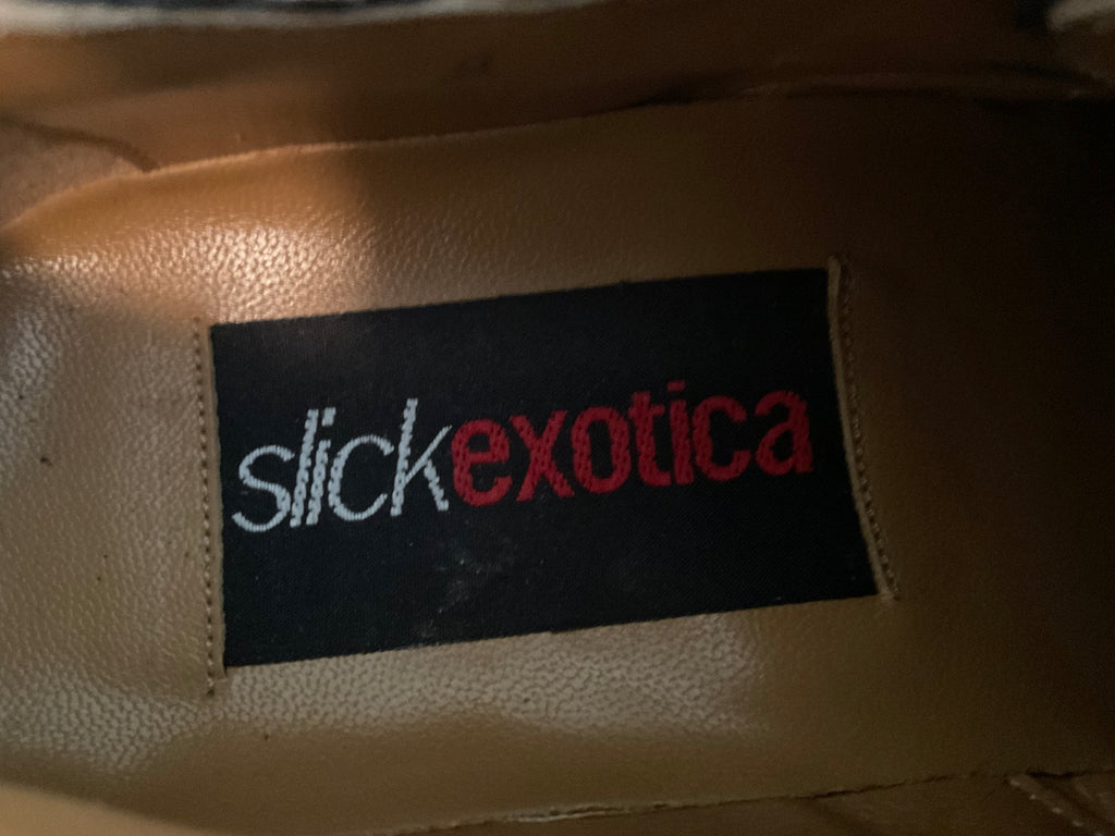 New Slick-exotica Genuine Hornback Oxford shoe