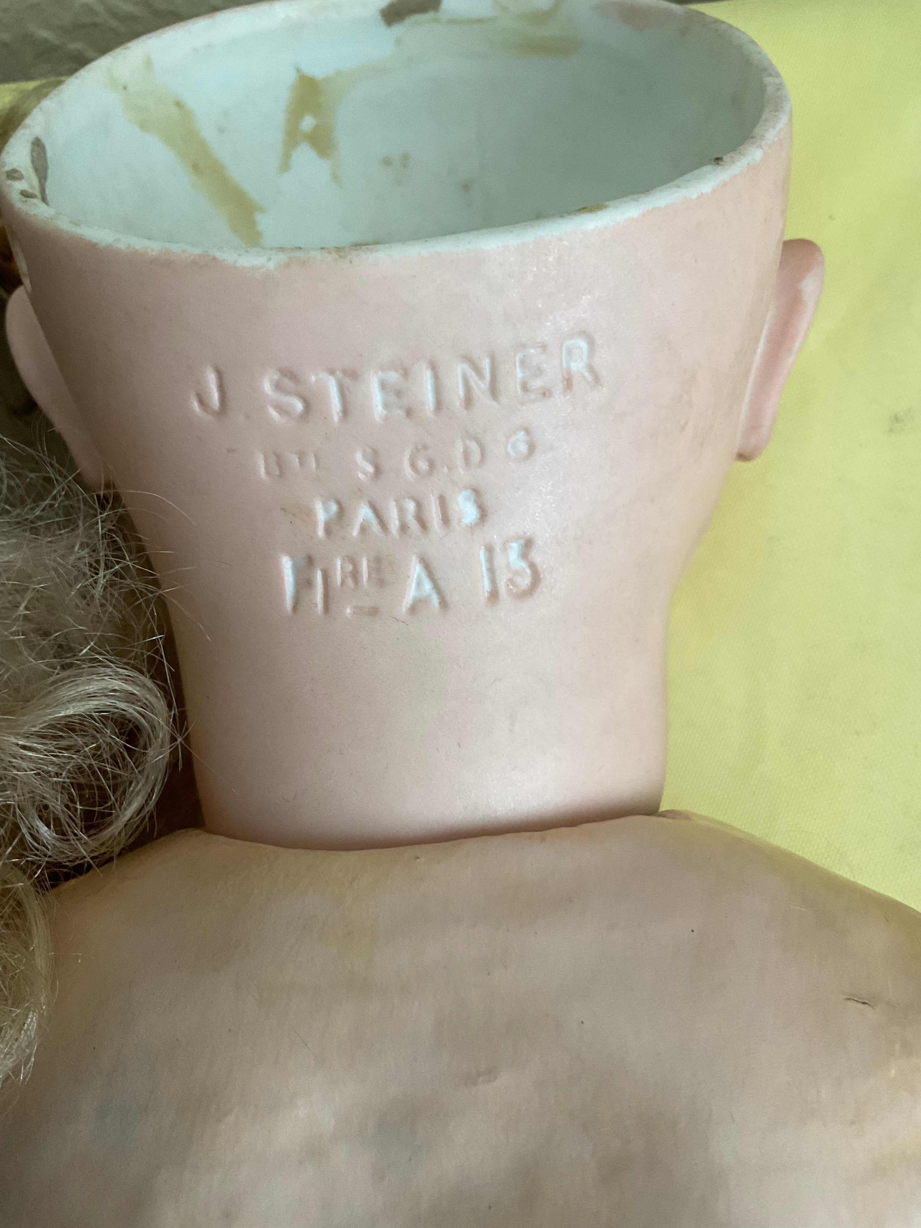 21” Antique Jules Steiner Doll A 13