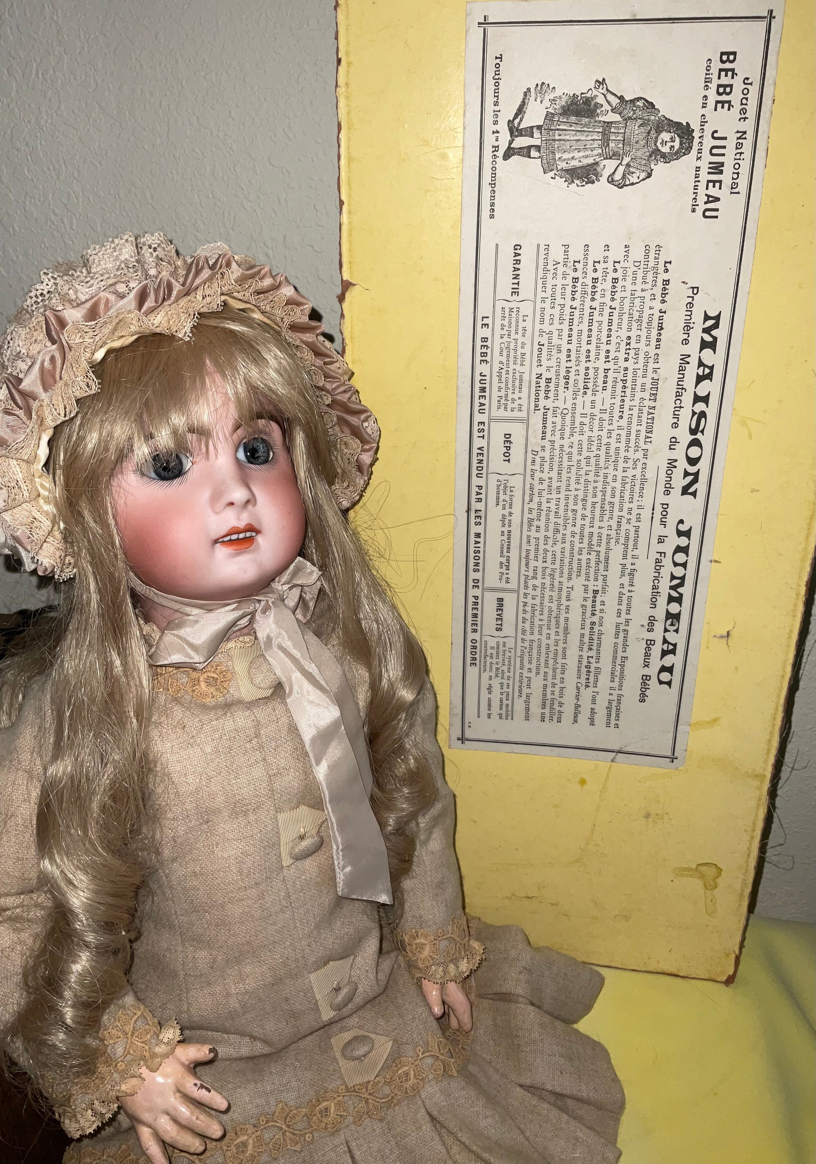 24” Tete Jumeau with Box