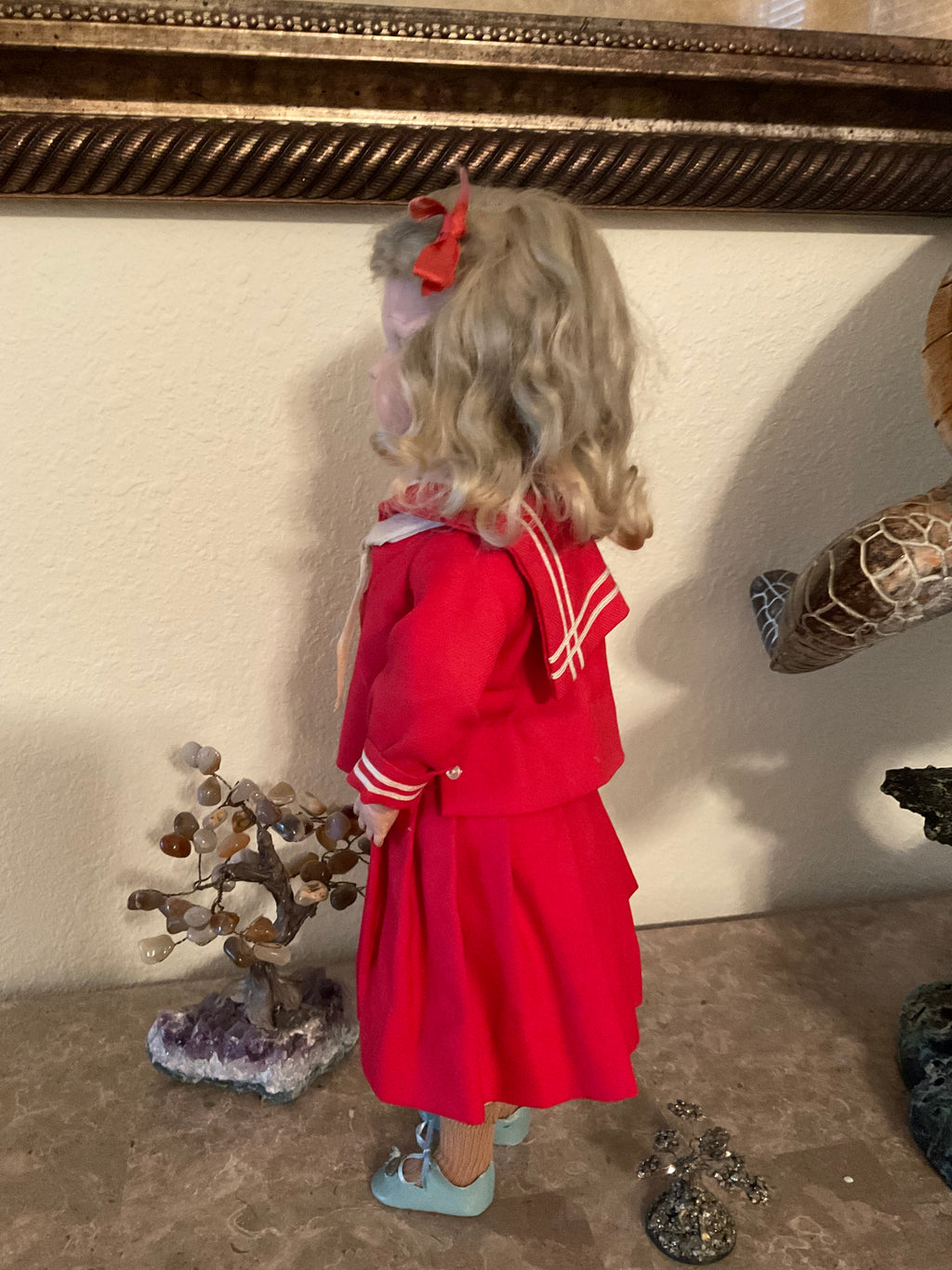 17” Schoenhut Miss Dolly w/Carved Teeth