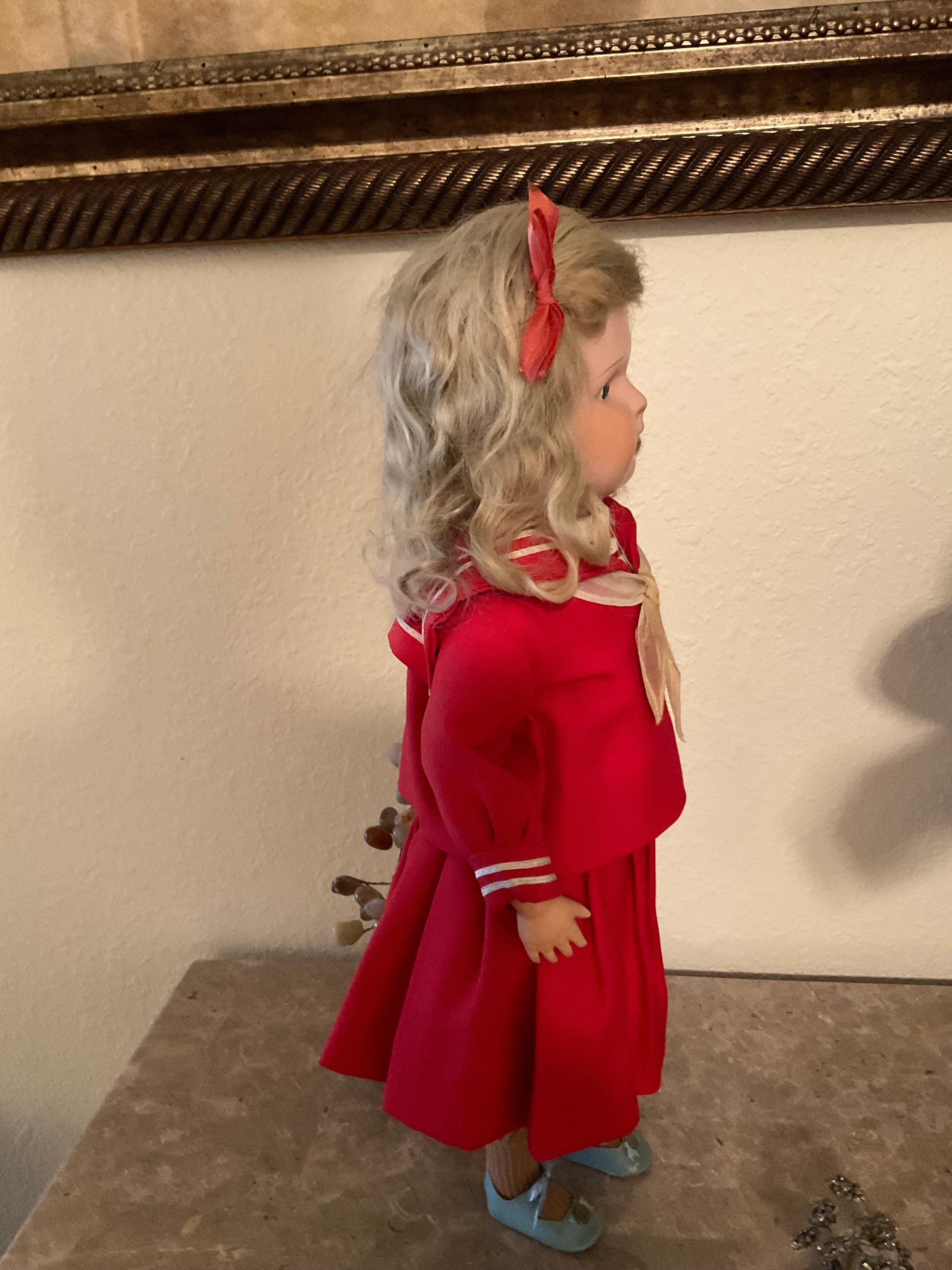17” Schoenhut Miss Dolly w/Carved Teeth