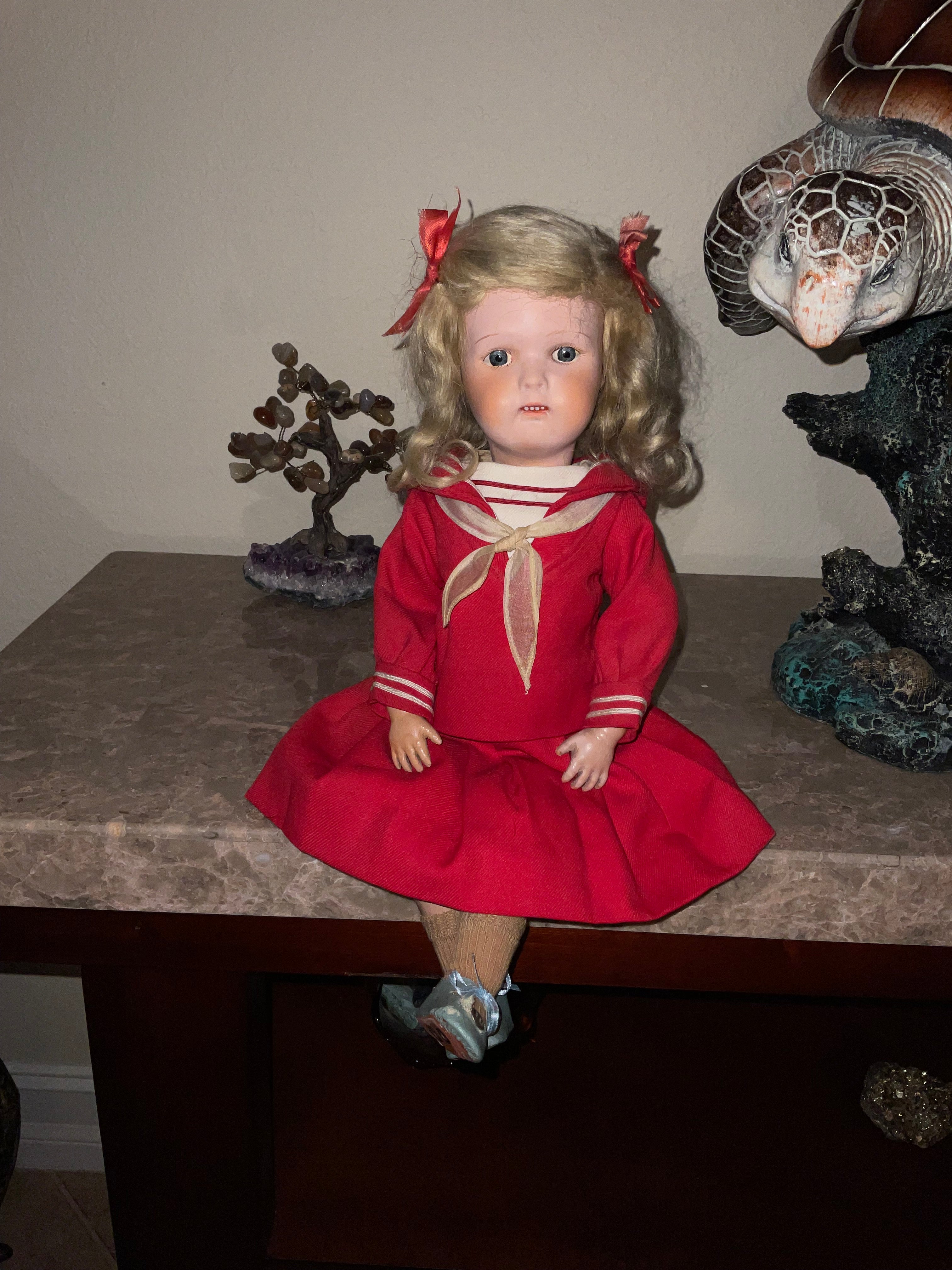 17” Schoenhut Miss Dolly w/Carved Teeth