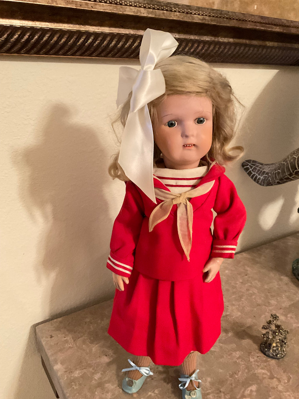 17” Schoenhut Miss Dolly w/Carved Teeth