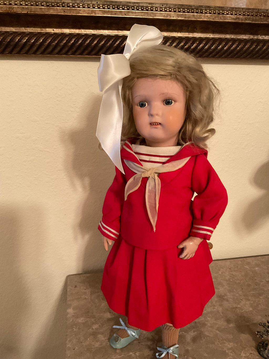 17” Schoenhut Miss Dolly w/Carved Teeth